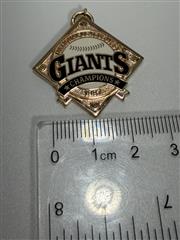 Vintage 1987 San Fransisco Giants Nation League Champions Pendant 14KRG 8.3g